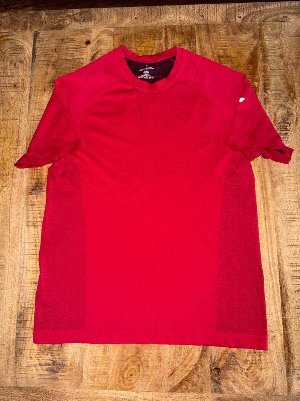 Fabletics Men's Bright Red Athletic Crew Tee